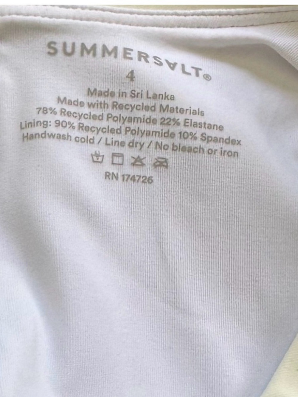 Summersalt Surf one piece swimsuit - Picture 4 of 4